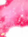 cute kawaii love cloud in a pink sky