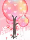 cute kawaii love tree