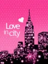 cute kawaii love in city