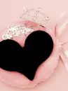 cute kawaii fluffy candy heart merry christmas
