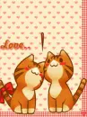 cute kawaii cat love
