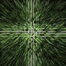 light green cyber goth
