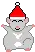 Grey Rat/Mouse Santa