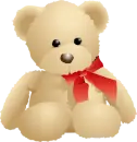 Teddy Bear With Red Bow