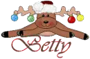 Christmas Reindeer with Name