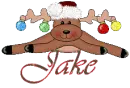 Christmas Reindeer with Name