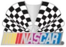 nascar logo w/ flags