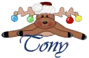 Christmas Reindeer with Name