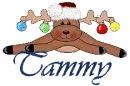 Christmas Reindeer with Name