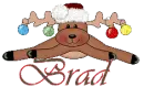 Christmas Reindeer with Name