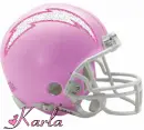 San diego Chargers Helmet with Name