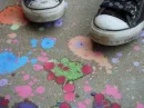 paint on the floor