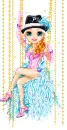 feather skirt doll