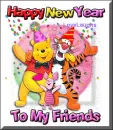 Happy New Year Pooh & Friends