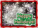 Happy Holidays - Snow