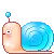 kawaii snail sleeping