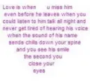 Love Is When.