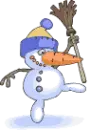 funny snowman