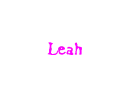 Leah Bigger
