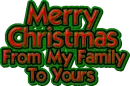 Merry Christmas From My Family To Yours