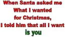 What I Want For Christmas