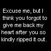 excuse me
