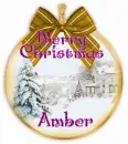 Merry Christmas Deco - Amber 