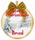 Merry Christmas Deco - Brad