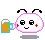 Drinking Pink Blob