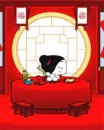 cute kawaii pucca & a fly