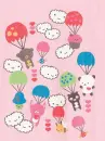 cute kawaii parachute animals