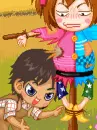 cute kawaii farmer boy teasing