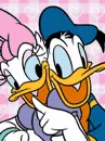 donald & daisy kiss