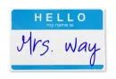 Mrs. way