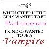 Ballerinas VS. Vampires