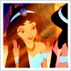 disney princess jasmin brushes hair