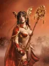 Dark hair warrior