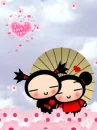 cute kawaii pucca & garu love