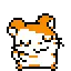 Snoozing Hamtaro