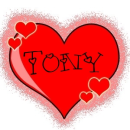 Tony in a heart