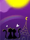 cute kawaii cat love