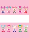cute kawaii color mickey mouse