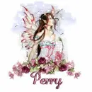 Perry - Fairy Rose Sparkle Tag