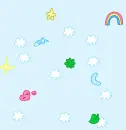 Rainbow,star,heart