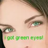 Green eyes