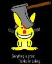 happy bunny everything is great thnx for asking