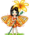 yellow flower fairy