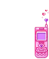 pink cell phone - cute!