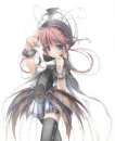 Anime girl with bunny