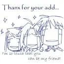 *thanks for the add*